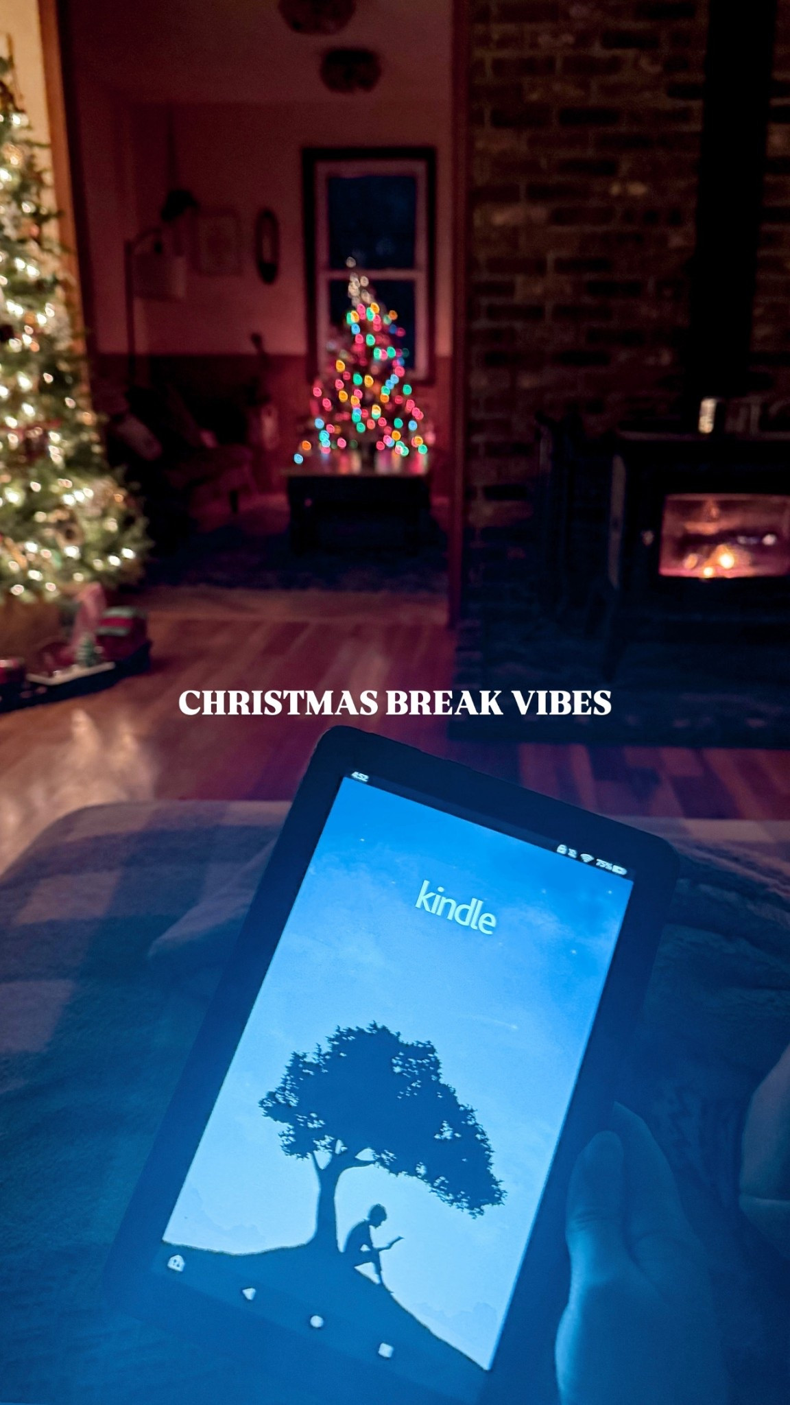 Love reading by the fire and Christmas tree 🎄 

#LTKHoliday #LTKGiftGuide #LTKmomlife