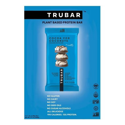 TRUBAR 12g Plant Based Protein Bars - Cocoa For Coconuts - 12ct | Target