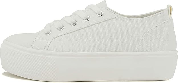 Soda Petal ~ Women Double Deck Bottom Sole Fashion Sneakers with Padded Comfortable Sock | Amazon (US)