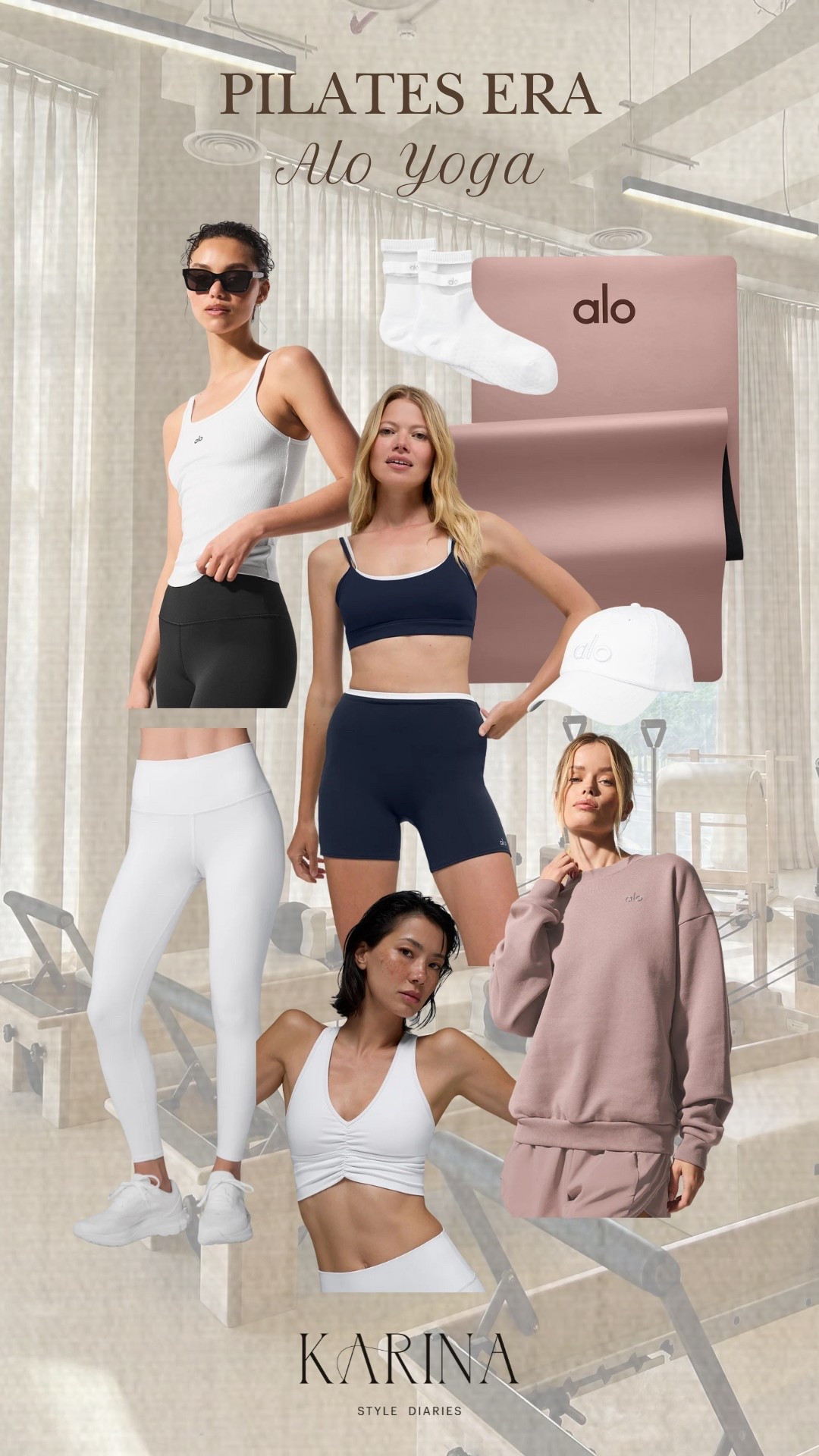 Pilates era in full swing 🧘‍♀️ Rounded up my current Alo Yoga faves, perfect for movement, lounging, and everything in between. Clean lines, soft tones, and comfort that moves with you! 

#LTKStyleTip #LTKOver40 #LTKActive