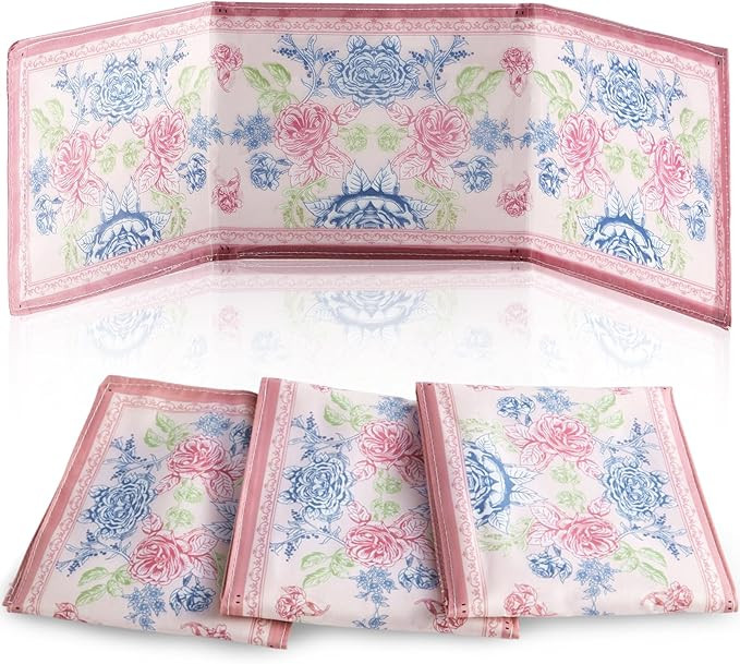 4 Pack Chinoiserie Mahjong Card Holder Fit Large Print Size(6 1/8”x4 3/4”) Pink Chinoiserie P... | Amazon (US)