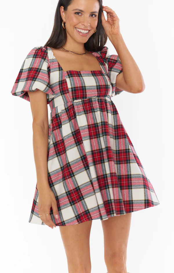 Smitten Babydoll Dress ~ Winter Plaid | Show Me Your Mumu