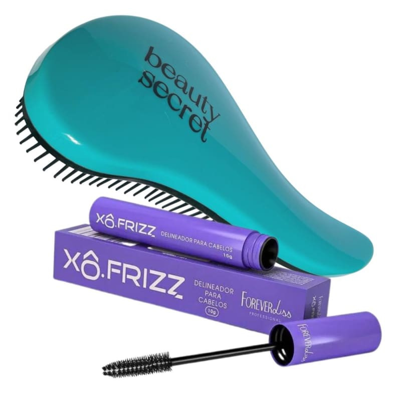 KIT Modelador de Fios Forever Liss Xô Frizz + Escova Magica | Beleza Na Web (BR)
