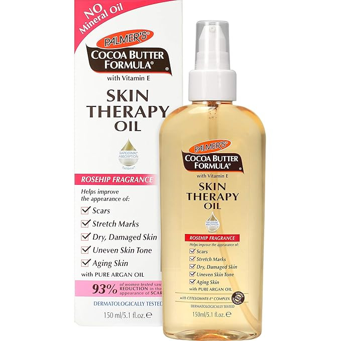 Palmer's Cocoa Butter Formula Skin Therapy Moisturizing Body Oil with Vitamin E, Rosehip Fragranc... | Amazon (US)