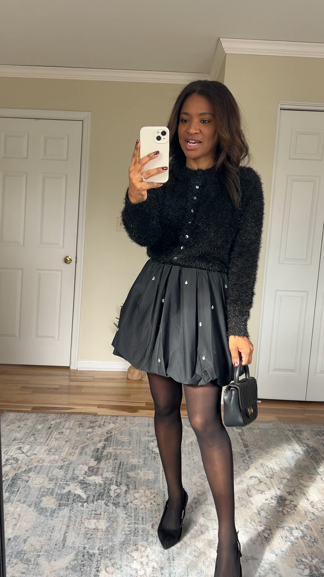 Wearing a small in the cardigan and skirt

 #ltkseasonal #ltkfindsunder100 #ltkfindsunder50

