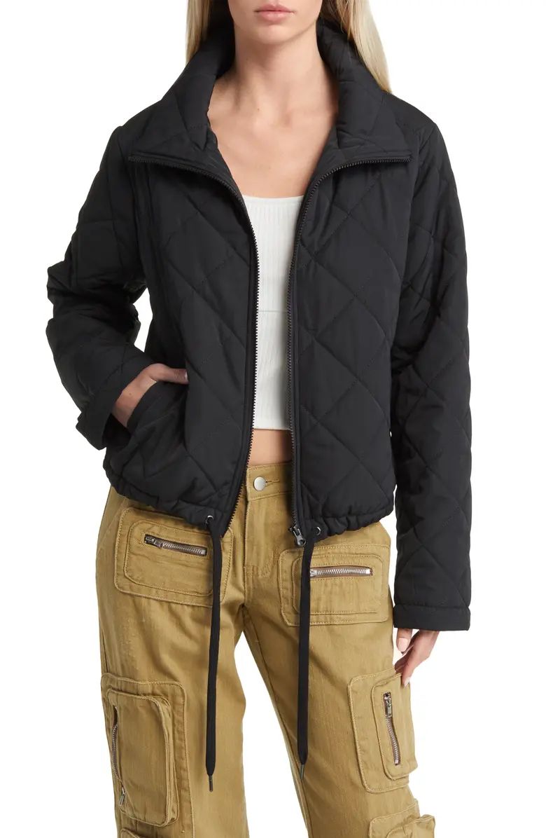 Diamond Quilted Zip Jacket | Nordstrom