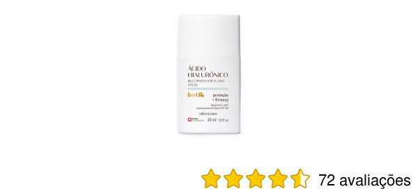 Multiprotetor Fluído Botik Ácido Hialurônico FPS50 30ml | oBoticario (BR)