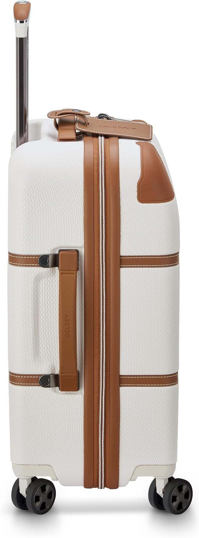 DELSEY Paris Chatelet Hardside Luggage with Spinner Wheels, Champagne White, Carry-on 21 Inch, No... | Amazon (US)