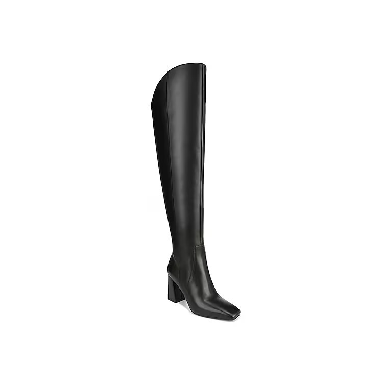 Naturalizer Wide Width Lyric Wide Calf Boot | Women's | Black | Size 5.5 | Boots | DSW