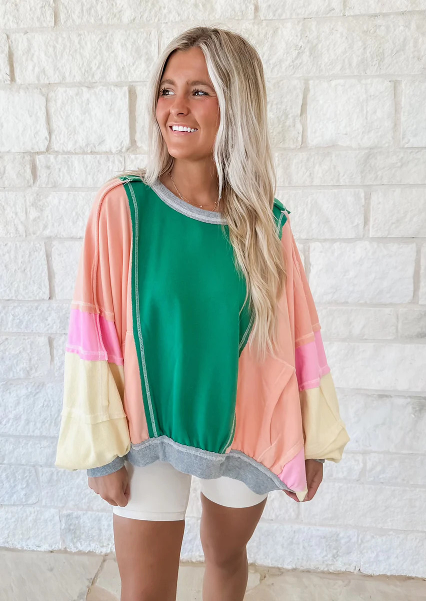 Blair Colorblock Sweatshirt | CK Squared Boutique