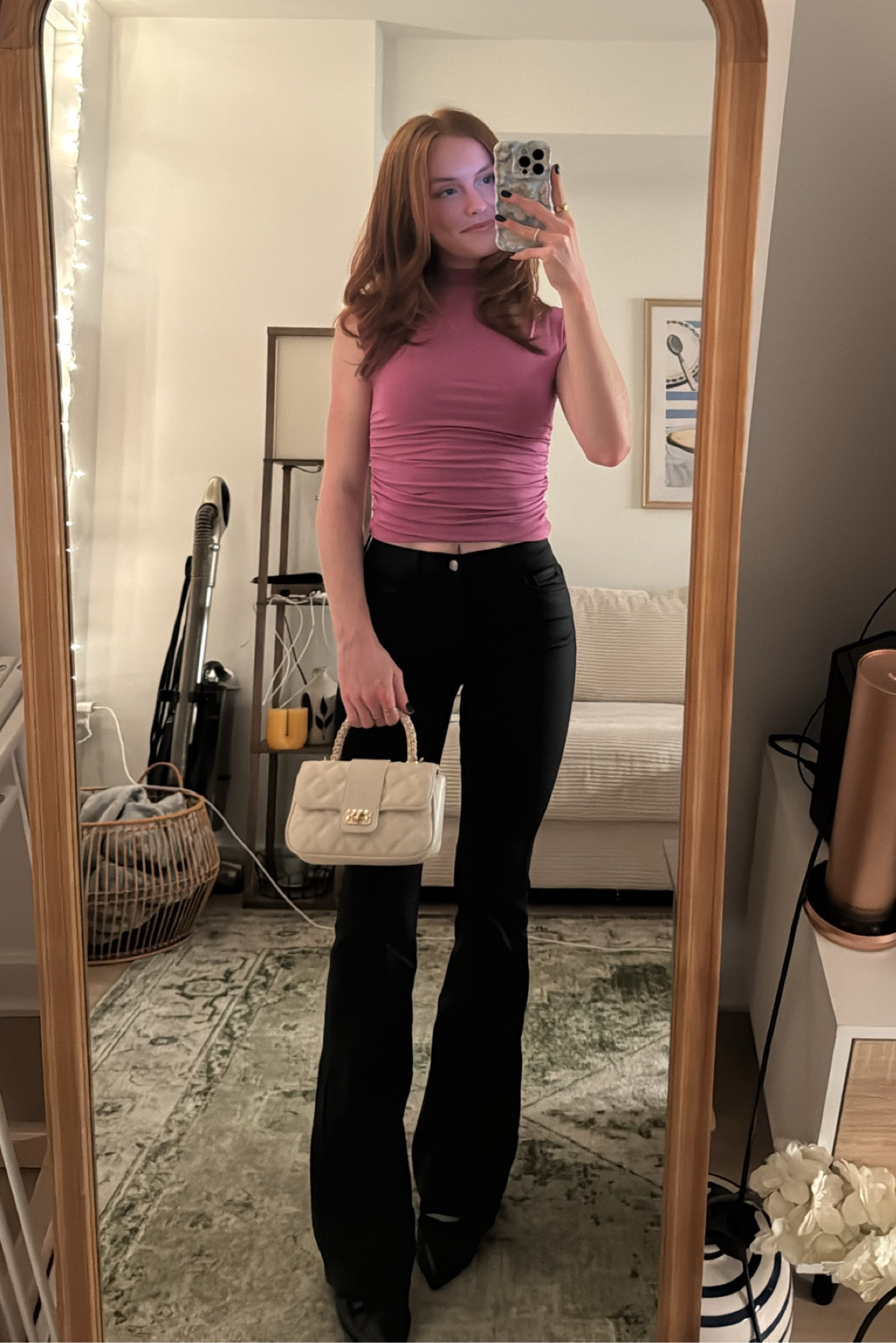 A classic going out fit! Wearing a size XS top & 25 in my pants :)

#LTKfindsunder50