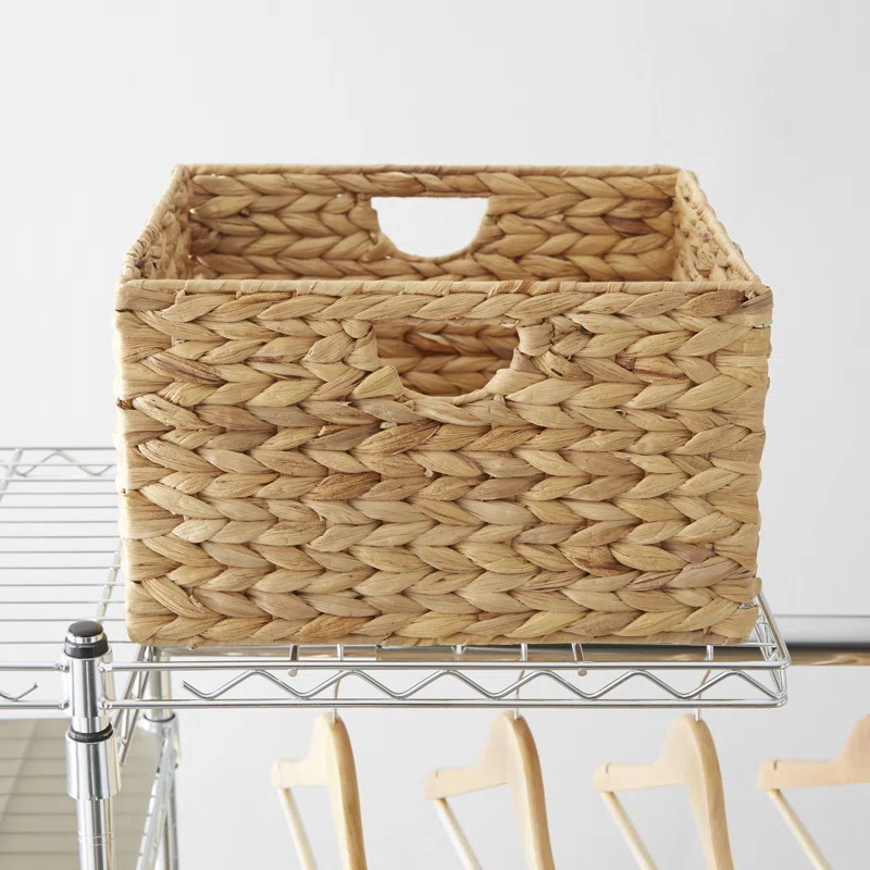 Wayfair Basics® Hyacinth Wicker Basket Set (Set of 2) | Wayfair North America
