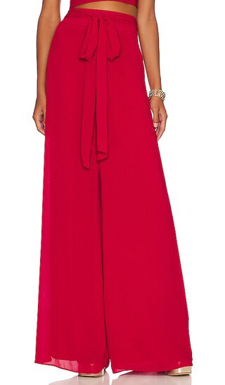 x REVOLVE Aki High Waist Pants in Coral | Revolve Clothing (Global)