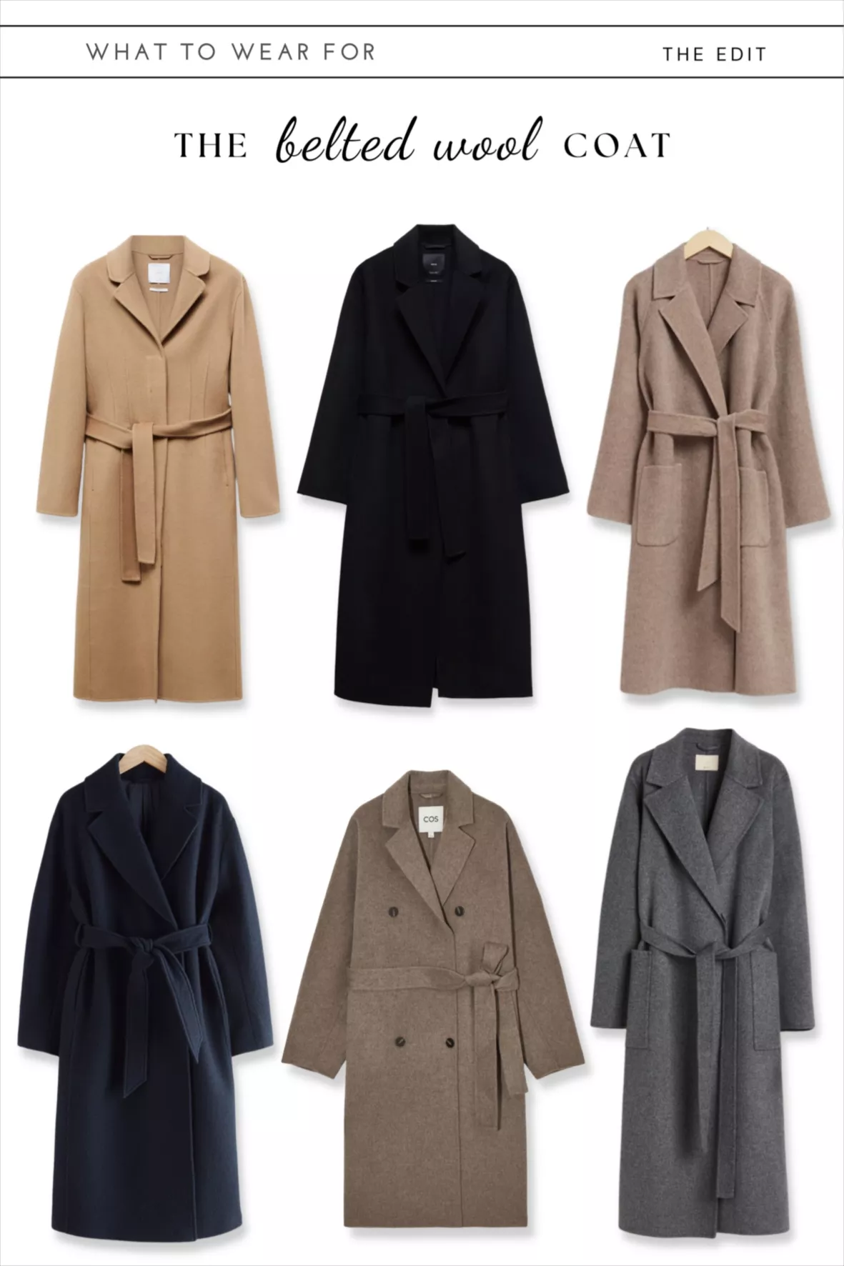 Wool coat - Dark grey marl - Ladies