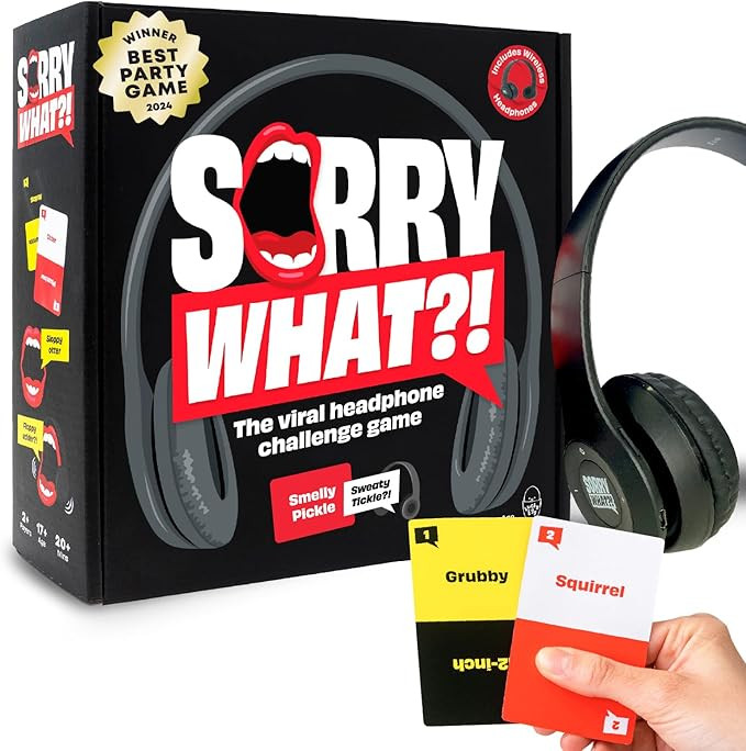 Sorry What Game - Uncensored Lip Reading Party Games for Adults - Based On The Headphone Challeng... | Amazon (US)