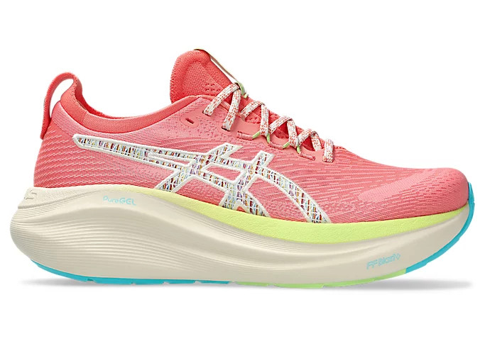 GEL-NIMBUS 27 TR NATURE BATHING | Women | Nature Bathing/Guava | Women's Running Shoes | ASICS Un... | ASICS (US)