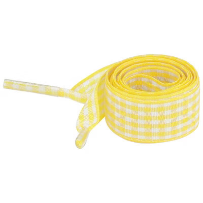 INSPIRE CHIC Polyester Fashion Shoelace 0.6 Inch 2 Pairs 100cm/39.4" Yellow | Target