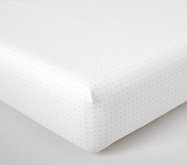 Sweet Dot Organic Crib Fitted Sheet | Pottery Barn Kids