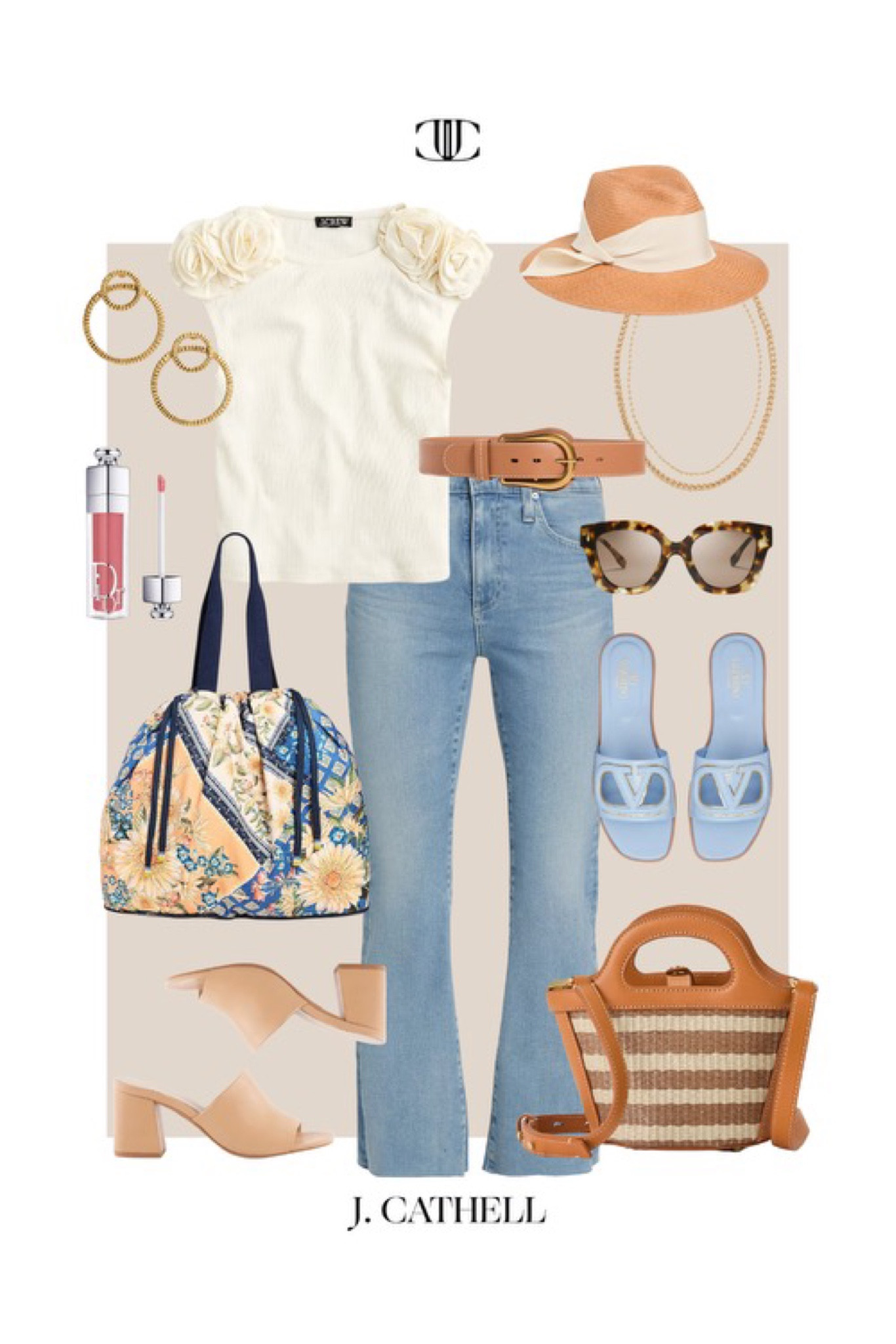 Effortless style is something that is comfortable, effortless and not a bit fussy.  Day to day I strive to achieve this look since I’m a busy mom on the run.  I’ve curated various look for you today that embody just this. 

denim, fedora, belt, casual outfit, slides, summer outfit, easy outfit, earrings, t-shirt, embellished top

#LTKswim #LTKover40 #LTKstyletip