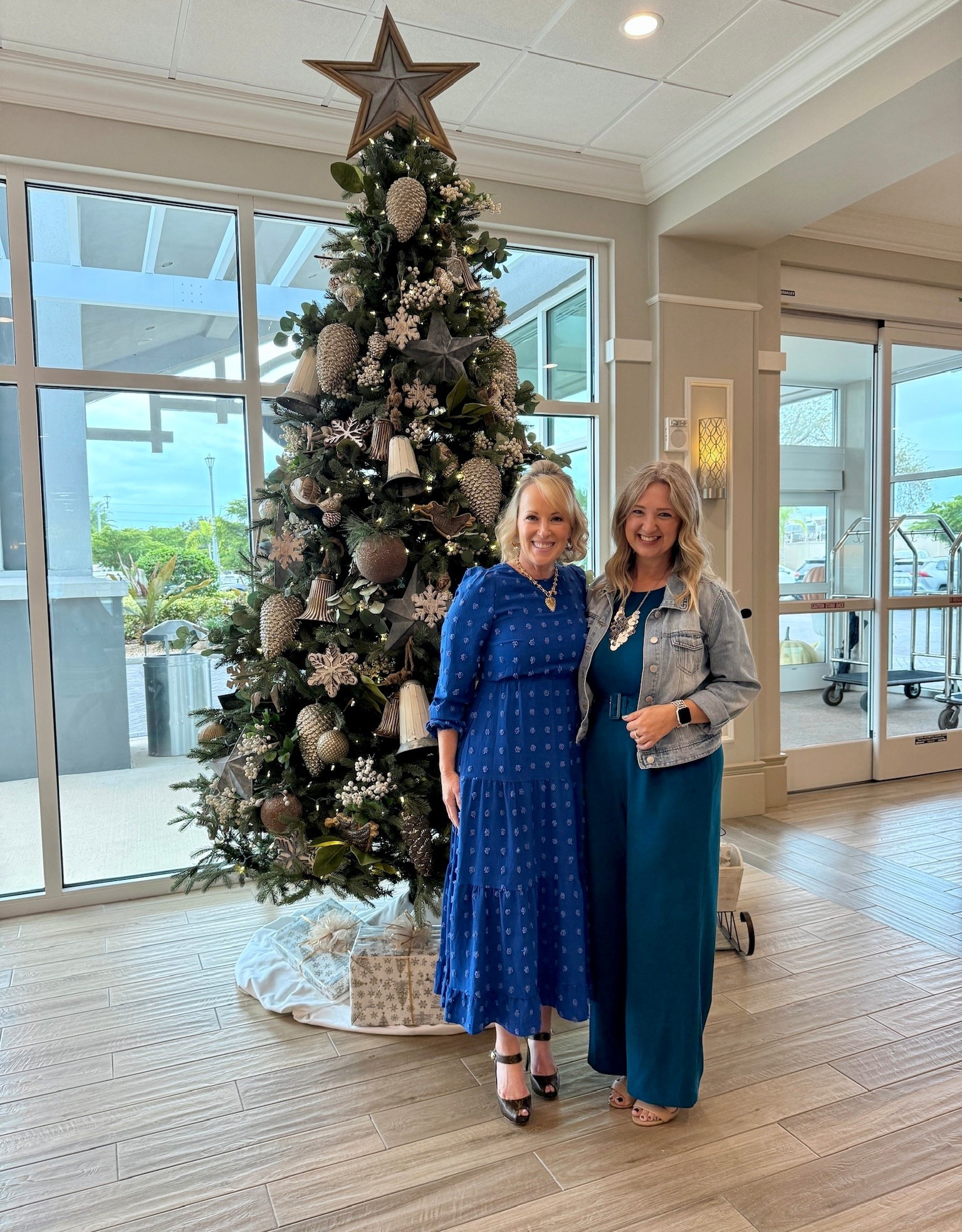 Kicked off Day 2 of A Very Cardinal Christmas with my friend Sarah from Carlisle Gifts! I wore this long sleeve maxi dress from Amazon and loved the details, flattering fit, and all of the color options it comes in! Plus it’s super comfy and will make you feel instantly put together. I paired it with this chunky gold statement necklace from Amazon and my favorite peep-toe heels to finish off my look. 

#LTKPetite #LTKSeasonal #LTKFindsUnder50