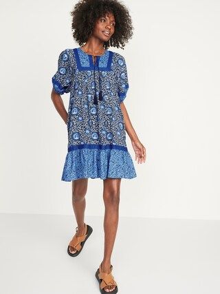 Puff-Sleeve Printed Mini Swing Dress for Women$38.00$49.99Extra 20% Off Taken at Checkout95 Revie... | Old Navy (US)