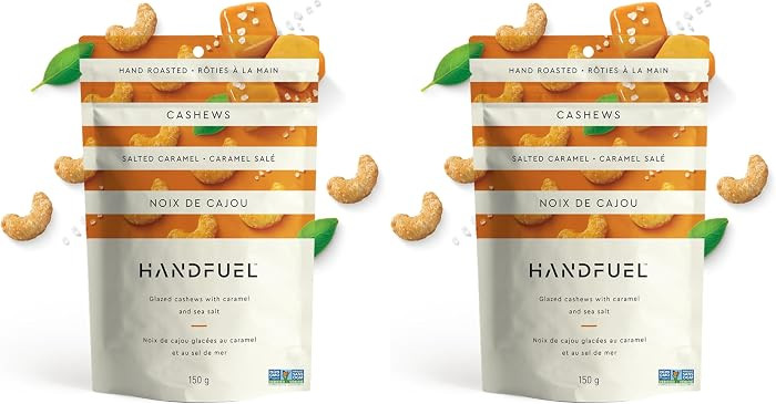 Handfuel Salted Caramel Cashews - Delicious, Protein-Rich Snack | Amazon (CA)
