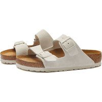 Birkenstock Arizona SFB in Antique White Suede, Size UK 10.5 | END. Clothing | End Clothing (US & RoW)