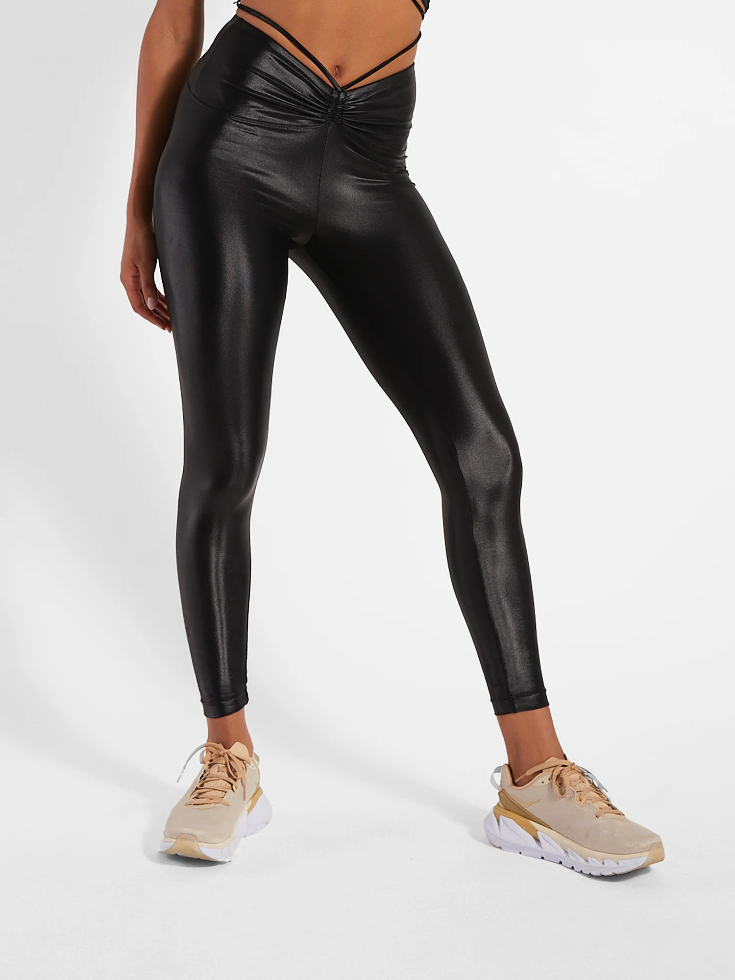 Meghan Infinity High Rise Legging - Black | Koral