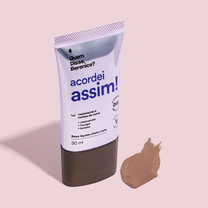 Base Líquida Acordei Assim Cor 14N 30ml | QuemDisseBerenice (BR)