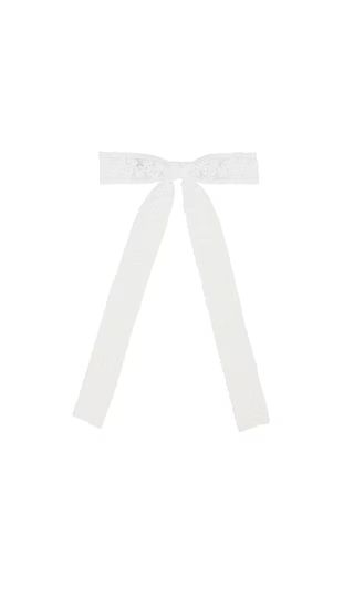 Femme Hair Bow in White | Revolve Clothing (Global)
