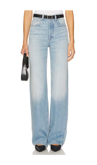 Brooklyn High Rise Straight Jeans in York Blvd | Revolve Clothing (Global)