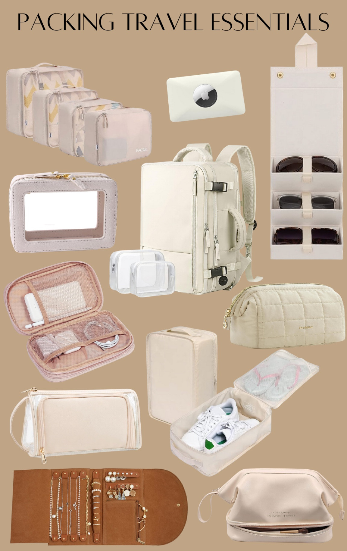 Packing essentials for travel! These are all great options for packing cubes, pouches, storage and organization for your suitcase and bags when traveling this holiday season! 

#LTKtravel #LTKsalealert #LTKfindsunder50