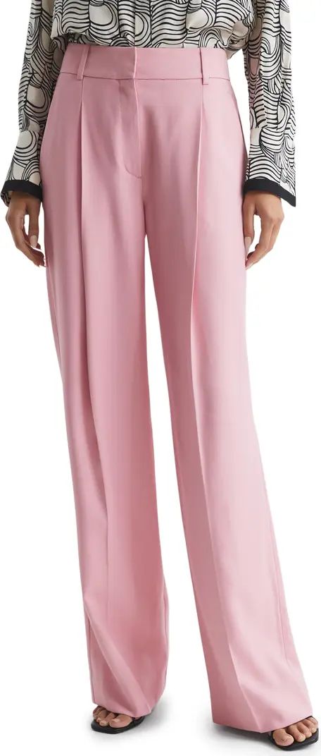 Bonnie Wide Leg Pleat Front Trousers | Nordstrom