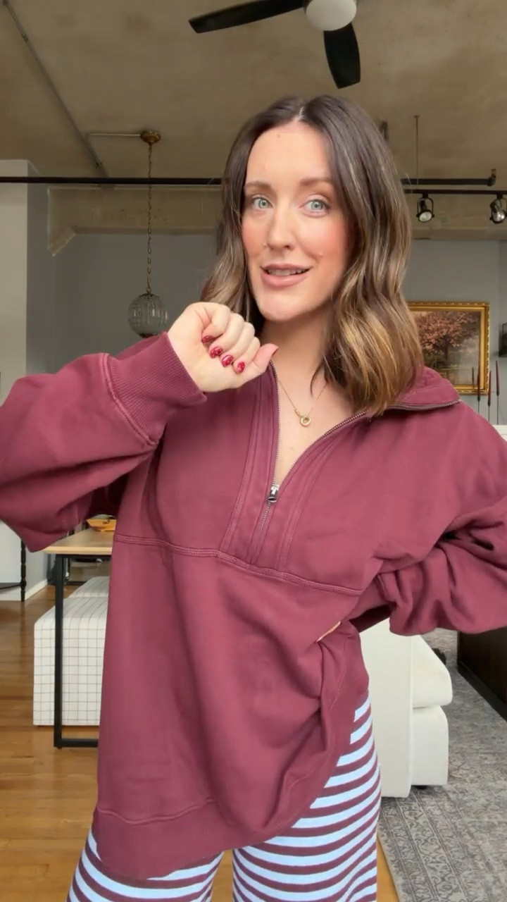 This is my second time grabbing this sweatshirt I love it so much and wore it during my entire pregnancy! Wearing size S top, xs bottoms

#LTKBump #LTKmomlife