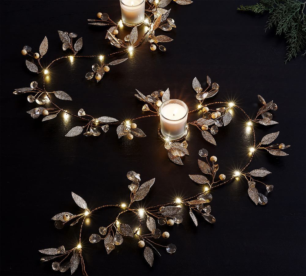 Rustic Leaf String Lights | Pottery Barn (US)