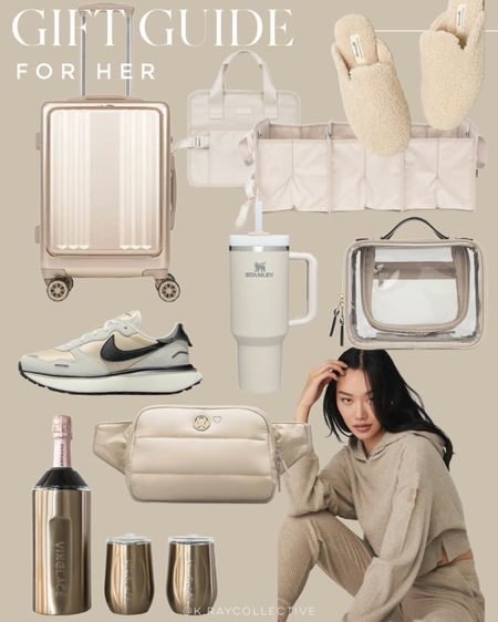 The perfect gifts for her, your mom, your daughters, or you!  A great neutral fall sneaker, car organizer I swear by, An affordable and budget friendly carry-on bag, shearling slippers, Insulated glassware, toiletry, bag, belt bag and more!

Travel gifts | gift guide for her | Gifts for mom | gifts for daughters 

#giftguide #JustForHer #GiftsForMom #TravelGifts #BeltBag #GiftGuideForHer