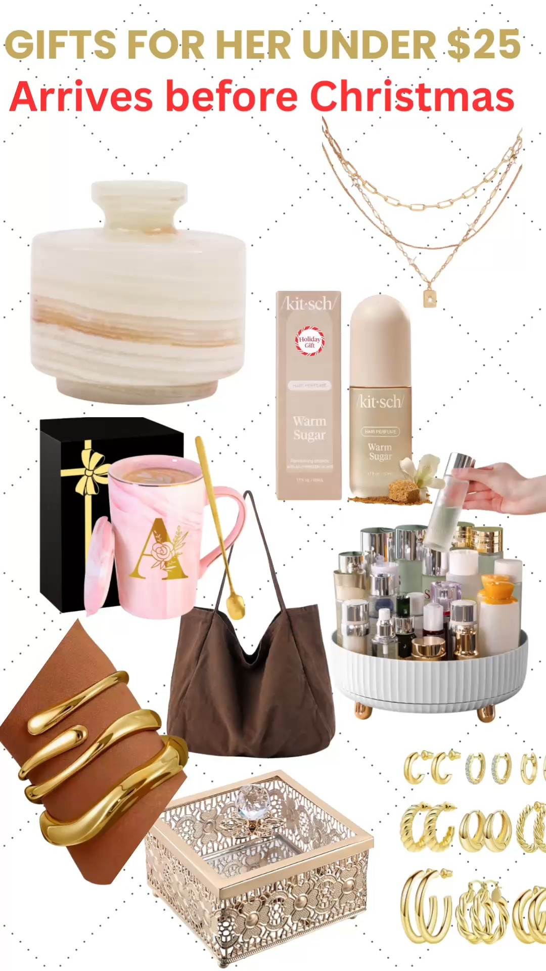 Still need gifts? Gifts for her that arrive before Christmas with Prime.
Gifts for her, holiday gifts, jewelry,pretty gifts, Gifts under $25

#LTKHoliday #LTKGiftGuide #LTKFindsUnder50