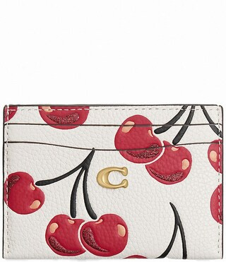 Cherry Print Essential Card Case Wallet | Dillard's