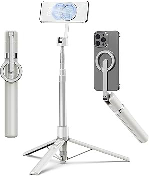 TONEOF 68" Magnetic Selfie Stick Tripod with Aluminum Strong Magnetic Holder for Magsafe, 360° R... | Amazon (US)