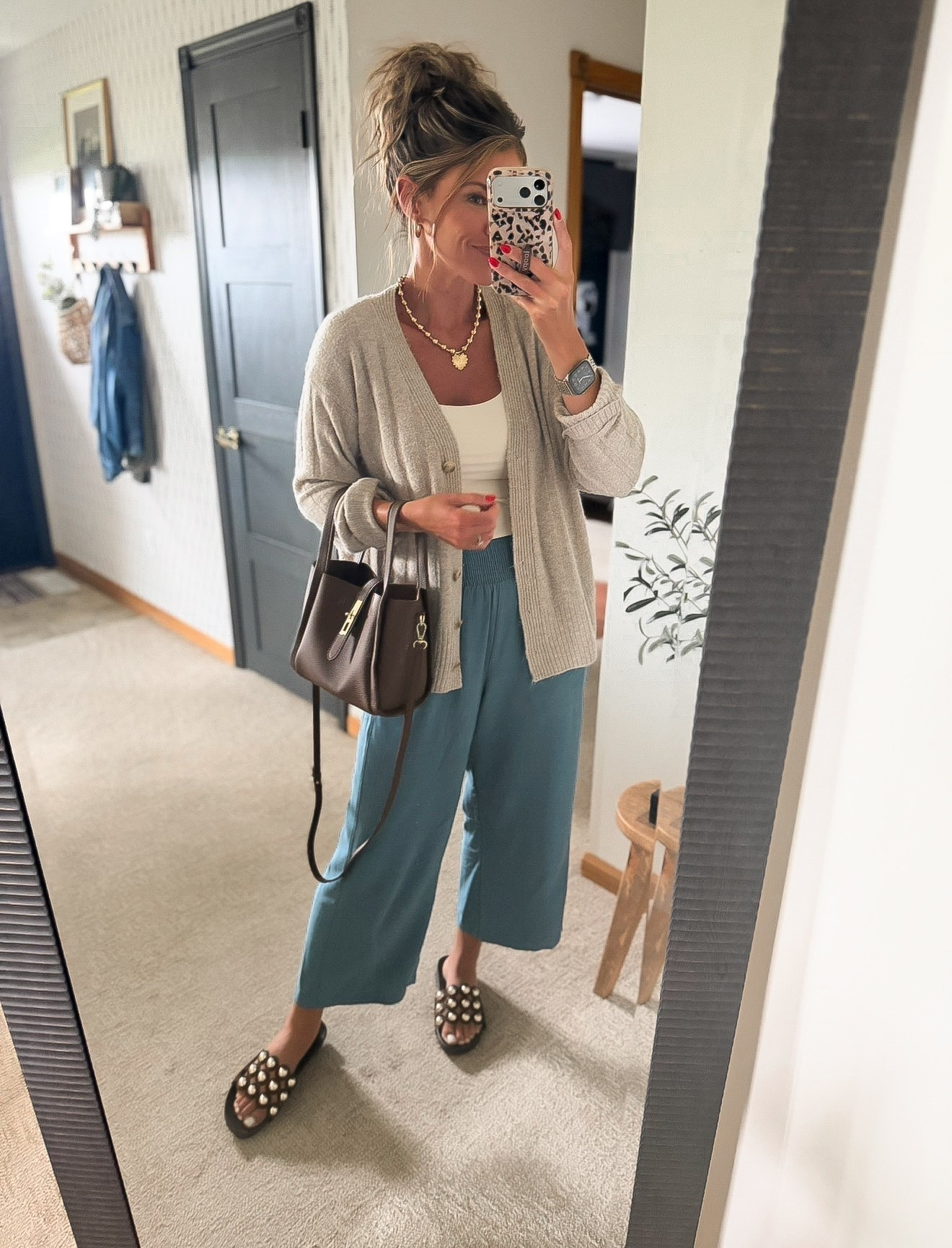 Casual church OOTD
Cardigan old, linked similar. 
Tank / medium
Pants/ medium 
Sandals~ sooooo comfy!!

#LTKSeasonal #LTKootd