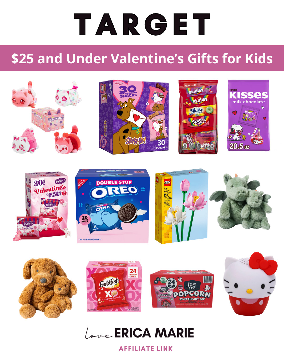 These Target Valentine’s gifts for kids are all $25 and under. Perfect for classroom exchanges and little surprises. 

 #LTKValentine #LTKfoodie #LTKKids