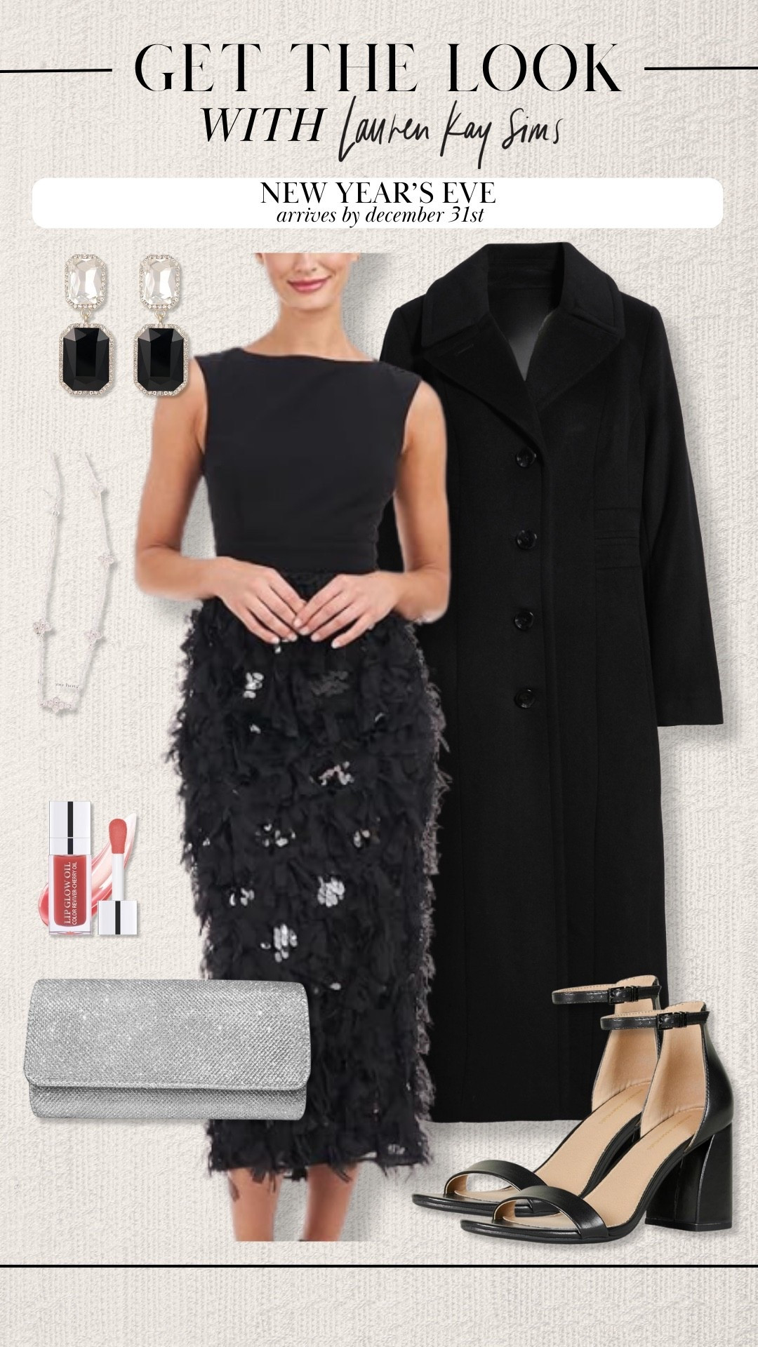 NYE look that will arrive just in time!✨

#LTKootd #LTKFindsUnder50 #LTKHoliday