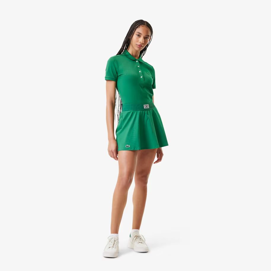 Women's Pleated Back Ultra-Dry Tennis Skirt | Lacoste (US)