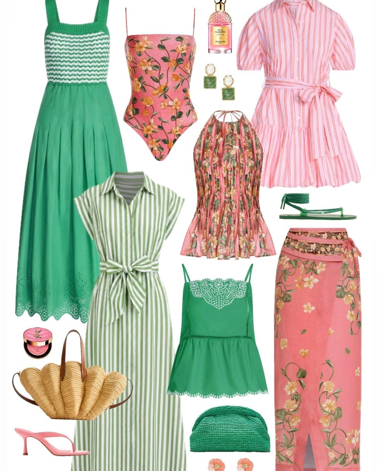 Classic stripes, beautiful florals and the prettiest summer color palette! 😍 I grabbed the green maxi dress and embroidered top in pink - both are under $40! 

#summerdresses #resortwear #walmartstyle #vacationoutfit #summerstyle Walmart Anthropologie resort wear outfit vacation outfit ideas vacay 2026 pink dresses feminine style chic swimwear swimsuit floral print classic style timeless preppy tnuck jcrew free people free assembly 

Looks like Anthro but it’s under $40! Love the pleated and eyelet details on this maxi dress! 😍

#LTKootd #LTKSaleAlert #LTKSwim