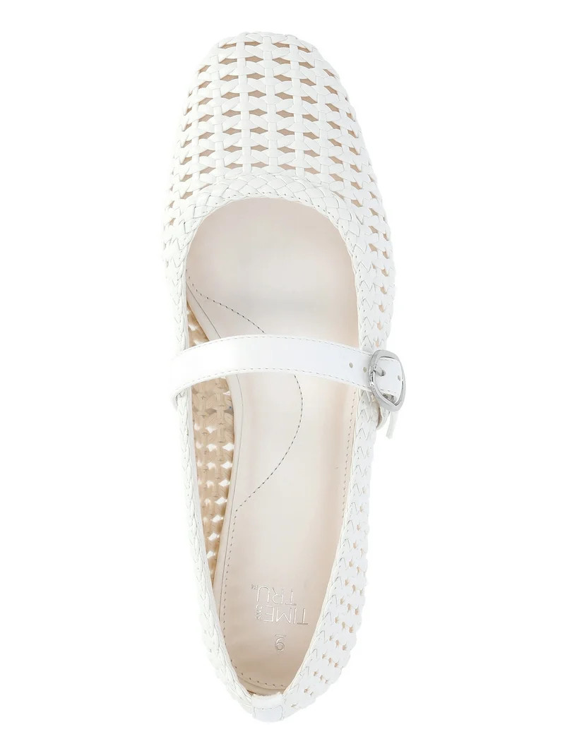 Time and Tru Women's Woven Ballet Flats | Walmart (US)