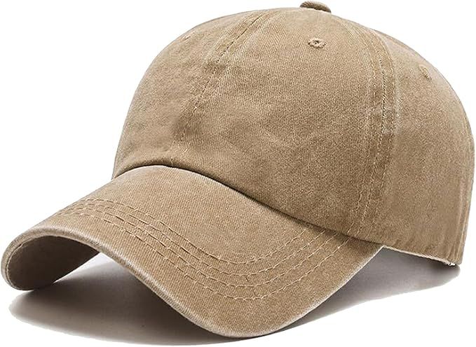 NPJY Baseball Cap Golf Dad Hat Adjustable Original Classic Low Profile Cotton Hat Unconstructed P... | Amazon (US)