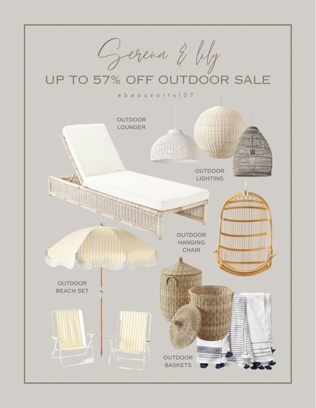Huge savings right now on these outdoor Serena and Lily deals! 

#LTKStyleTip #LTKSaleAlert #LTKHome