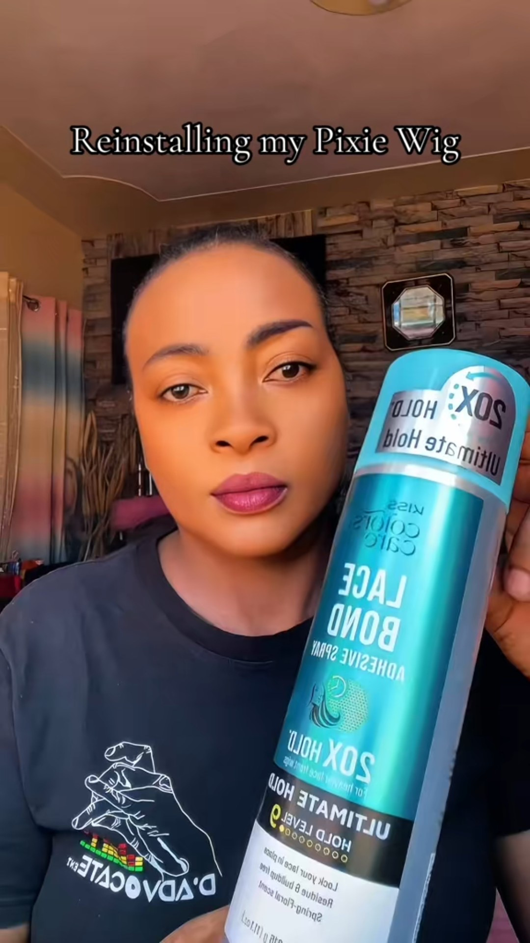Reinstalling this pixie wig no lace glue just this Kiss Color lace wig spray and the lace tinting powder and I was set for the next week that’s how strong this Spray is I’ve tagged it below if you want to try it this spray comes in different strengths the one I’m using is the 20x hold 

#LTKGiftGuide #LTKBeauty #LTKCyberWeek