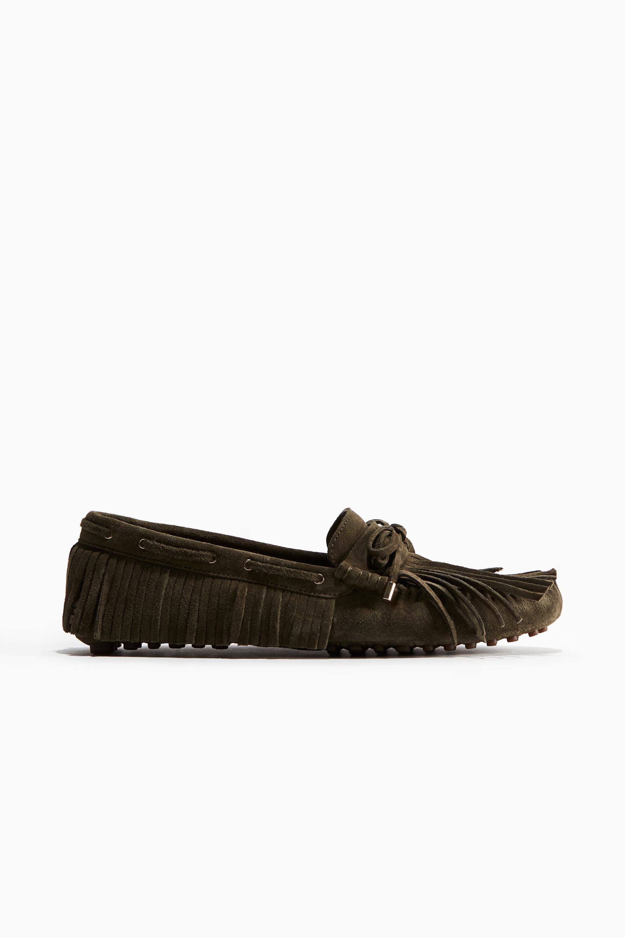 Fringed suede loafers | H&M (UK, MY, IN, SG, PH, TW, HK)