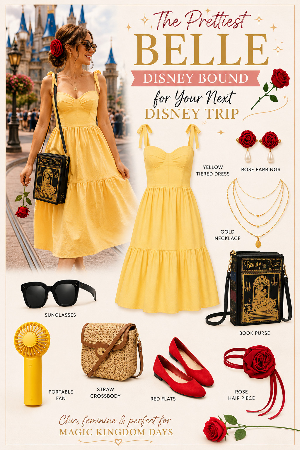 💛 The Prettiest Belle Disney Bound for Your Next Disney Trip 💛

This outfit gives all the Belle vibes without looking like a costume. The yellow midi dress, rose accessories, and Beauty and the Beast book purse make this one of my favorite Disney Bound looks yet. Comfortable enough for a full park day and cute enough for all the castle photos. 🌹✨

Everything is linked below!

#DisneyBound #BelleStyle #DisneyOutfitIdeas #DisneyFashion #MagicKingdom #DisneyAdult #DisneyInspiredStyle #AmazonFinds #LTKFashion #DisneyVacation
 

 #LTKmomlife #LTKTravel